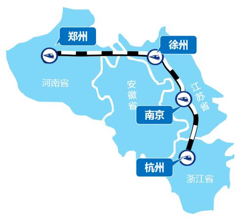 杭州—鄭州線高鐵列車廣告