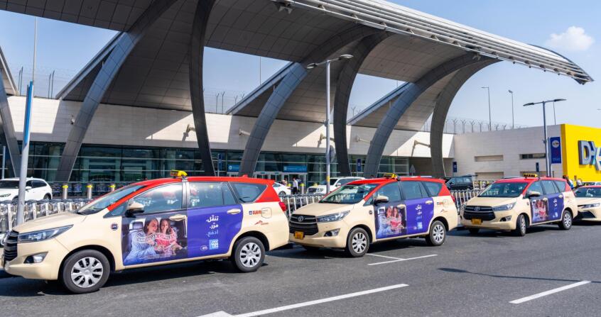 迪拜出租車廣告