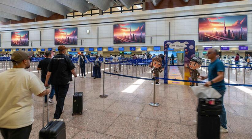 迪拜國際機(jī)場廣告