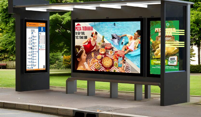 烏茲別克斯坦公交站廣告